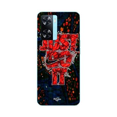 Case for Oppo A57s 4G Nike Just Do It Red