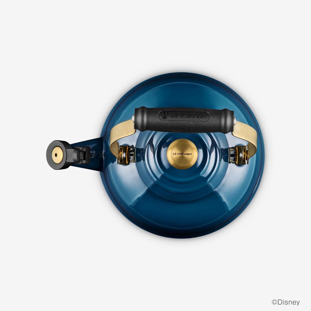Le Creuset Mickey Mouse Fantasia/Classic Nuit Kettle, Gas/Induction Compatible [Official Japanese Product]