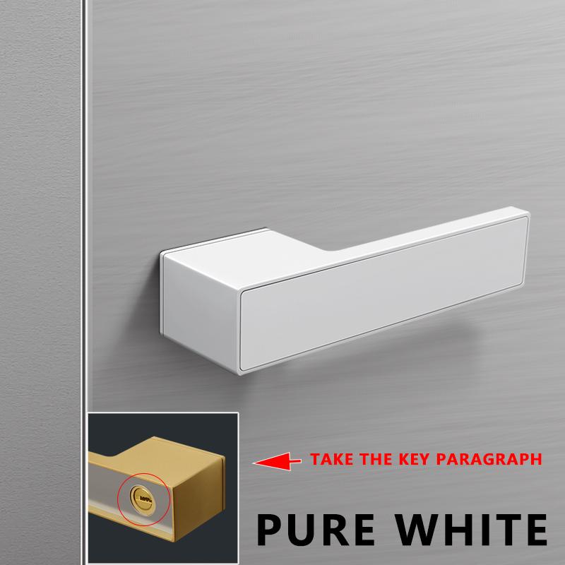 TOPKNORR Room Door Lock Indoor Magnetic Mute Ecological Door Lock Wooden Door Bedroom Toilet Household Door Lock Door Handle