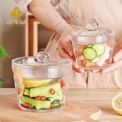 Japanisches Lebensmittelgeeignetes gehämmertes Glas-Einmachglas für Gurken, Gemüse, Sauerkraut & Overnight-Pickles