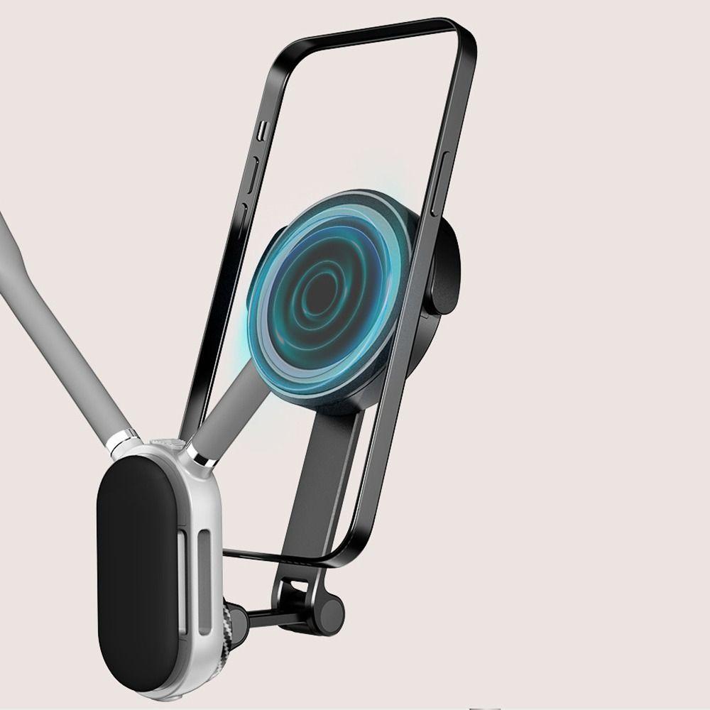 Portable Quick Release Magnetic Neck Mount Hand Free Universal Mobile Holder Neck Hanging Bracket for Phones