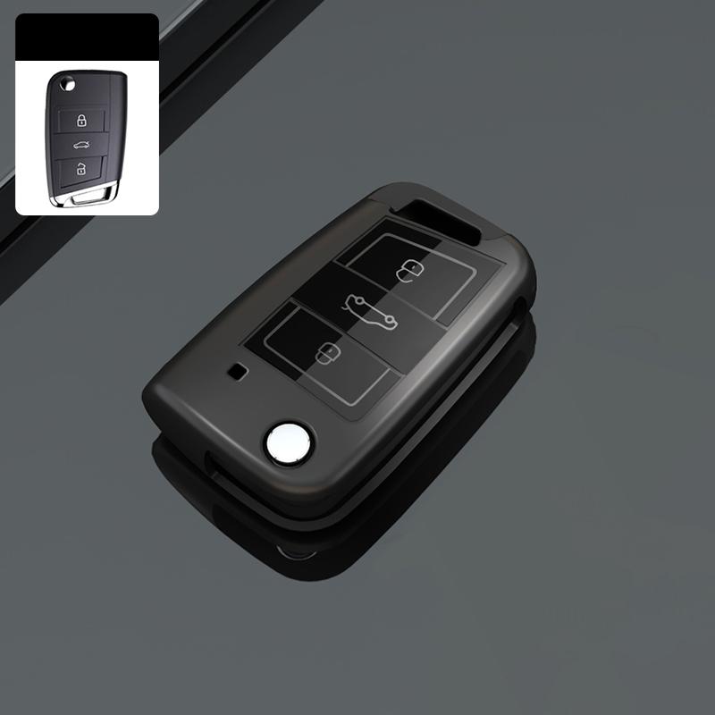 

Tpu Car Key Case Cover For Vw Volkswagen Golf 7 Mk7 Tiguan Mk2 T-Roc T-Cross Skoda Octavia Kodiaq Karoq Seat Ateca Leon Fob