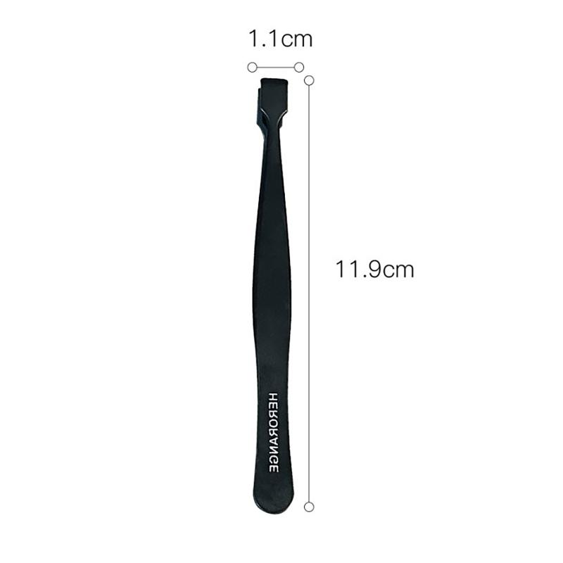 

1pcs Stainless Steel Lower False Eyelashes Tweezer Lashes Extension Hair Removal Tweezers DIY Eyelashes Applicator Makeup Tools