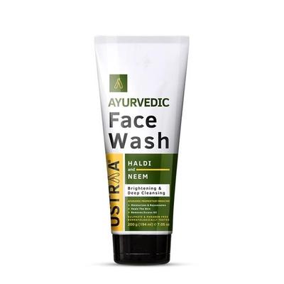 Ajurvedinis veido prausiklis - Neem & Haldi - 200g | Padeda gydyti odą | Odą šviesinančios ir giliai valančios galios | Pašalina riebalų perteklių