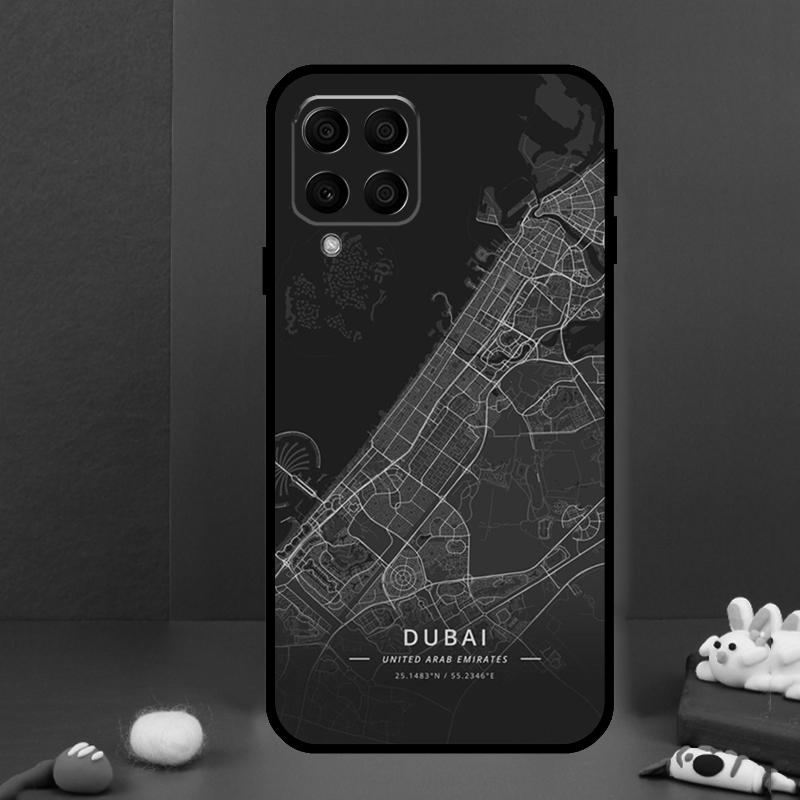 Ins Travel Country Sketch City Map For Samsung Galaxy M31 M51 M33 M13 M23 M53 M15 M55 M14 M34 M54 M20 M30s M32 M52 Phone Case