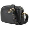 Coach Camera Bag Shoulder Bag CC386 Black Leather Women Used