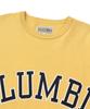 COLUMBIA UNIVERSITY Columbia Arch Logo S/S T-Shirts Vintage Yellow
