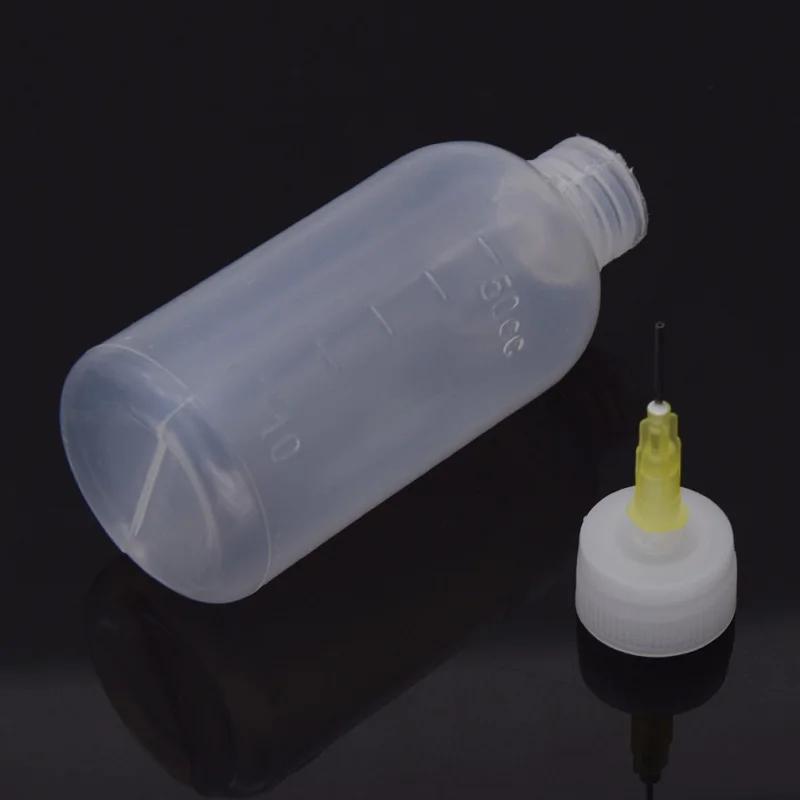 2PCS 50ml Plastic Pottery Tools Transparent Squeezing Mud Bottle Point Line Decorative DIY Craft Making Tools Accessories