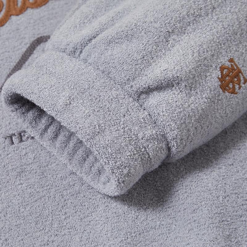 Teenie Weenie Women's Bear Spliced Half-Zip Polo Sweatshirt