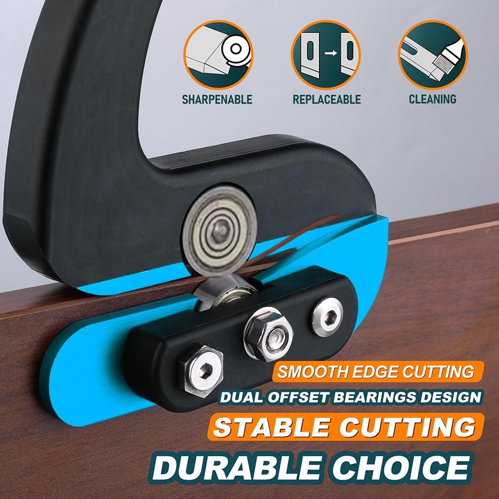 Wood Edge Banding Trimmer Deburring Tool Machine Portable Efficient Furniture Installation Cabinet Making Finishing