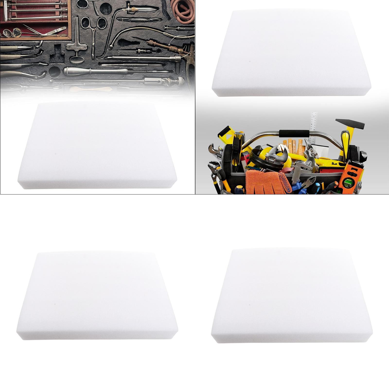 

Tool Box Foam Insert Non Slip Reusable Packing Foam Pad for DIY Crafts Padding Camera Case Tabletop Miniatures Transport 40cmx30cmx4cm