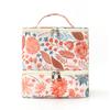 Double-Layer Elevated Makeup Bag for Women Large Capacity Portable Toiletry Case Cosmetic Nail Polish Storage Bag