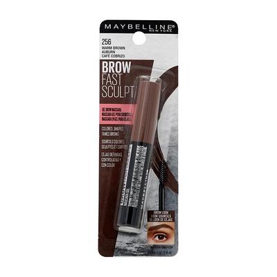 Brow Fast Sculpt Gel Eyebrow Mascara 256 Warm Brown, 0.09 Fl Oz