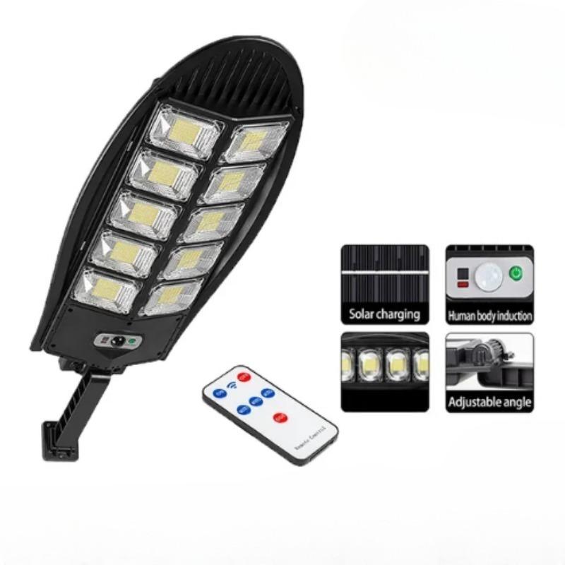 8800MAH Super Bright Solar Street Light Outdoor Solar Lamp Waterproof PIR Motion Sensor Garden Lighting Remote Control