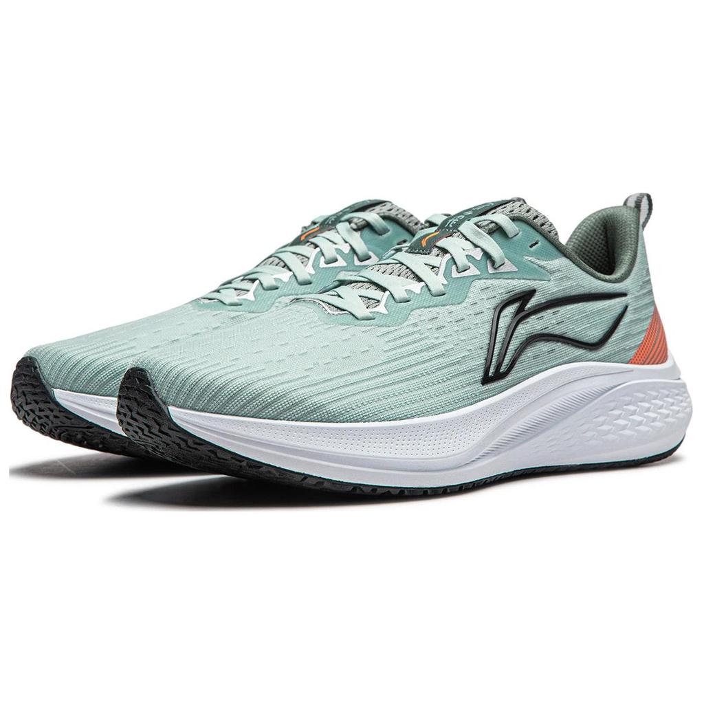 New LiNing Red Hare 7 Cushioning Anti Slip Wear Resistant Breathable Lightweight Rebound Low Top Running Shoes Men's Green ARPU003-30