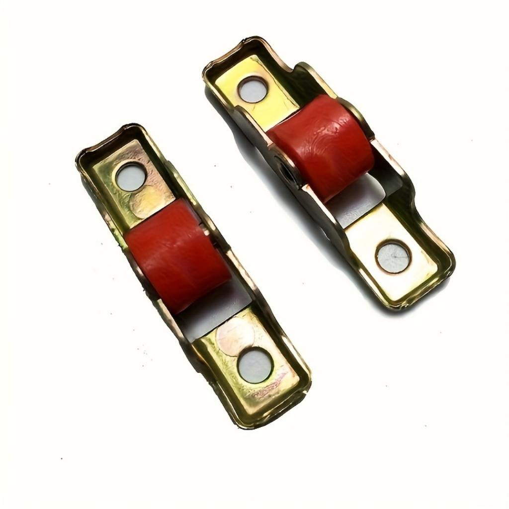 8Pcs Sliding Door Window Pulley Mute Roller Plastic Single Wheel Hardware With Base 12mm