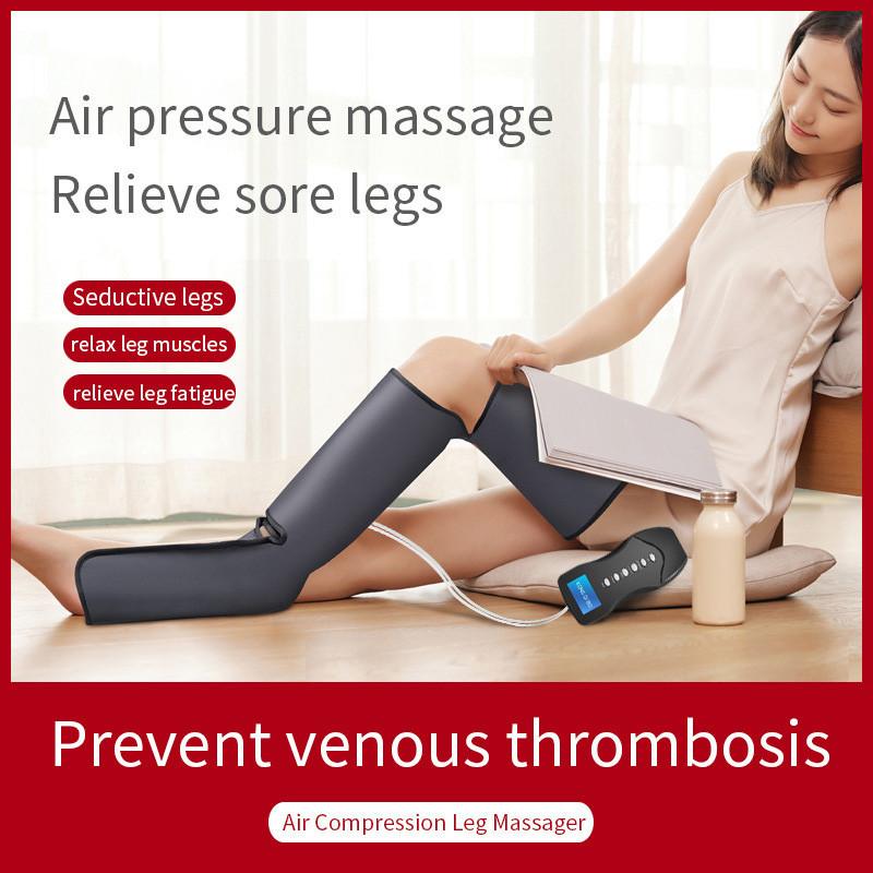 2000mAh Full Therapy Circulation Exerciser Compression Massage Pain Relief Device Electric Air Compression Foot Leg Massager