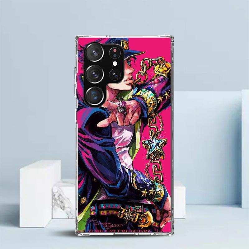 JoJo's Bizarre Adventure Kujo Jotaro Soft Cover for Samsung Galaxy S25 Edge S26 S24 S23 Ultra Phone Case S22 S21 Plus S20 FE Pri