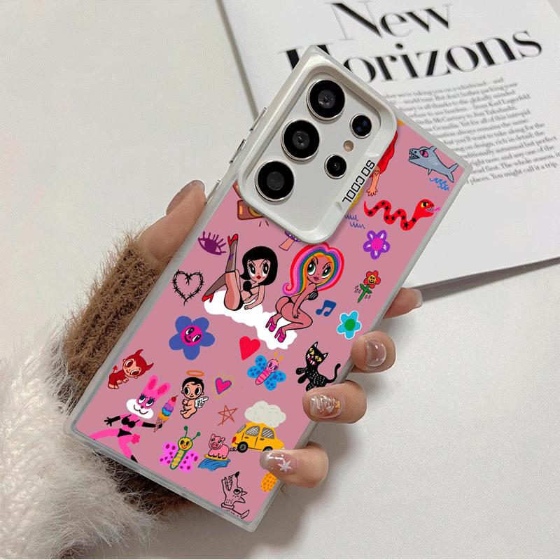 

Karolg M-Manana Sera B-Bonito Soft Phone Case for Samsung Galaxy S24 S25 FE S26 Edge S23 Ultra S22 Plus S21 + Shockproof Cover B Samsung S23 Plus
