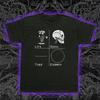 Life Death Time Eternity T-Shirt Philosophical Existential Gothic Symbolism Tee