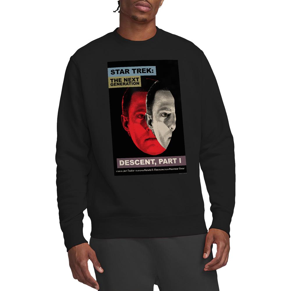 STAR TREK Unisex-Sweatshirt für Erwachsene „The Next Generation“, Staffel 6, Folge 26