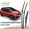 For Renault Captur Kaptur 2016- 2017 2018  Wiper Front&Rear Wiper Blades Windshield Windscreen Window Brushes 26"16"12"