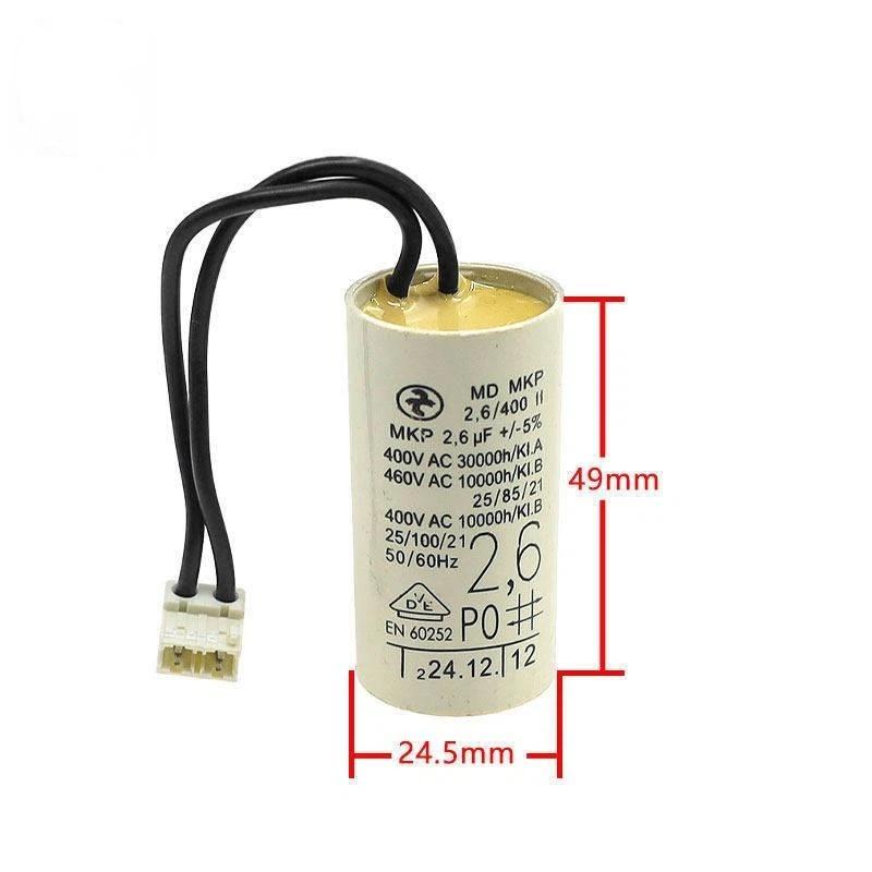 2/2.5/2.6/3uF Water Pump Capacitor For Wall Mounted Gas Boiler Heating Circulation Pump Motor Run Component 6