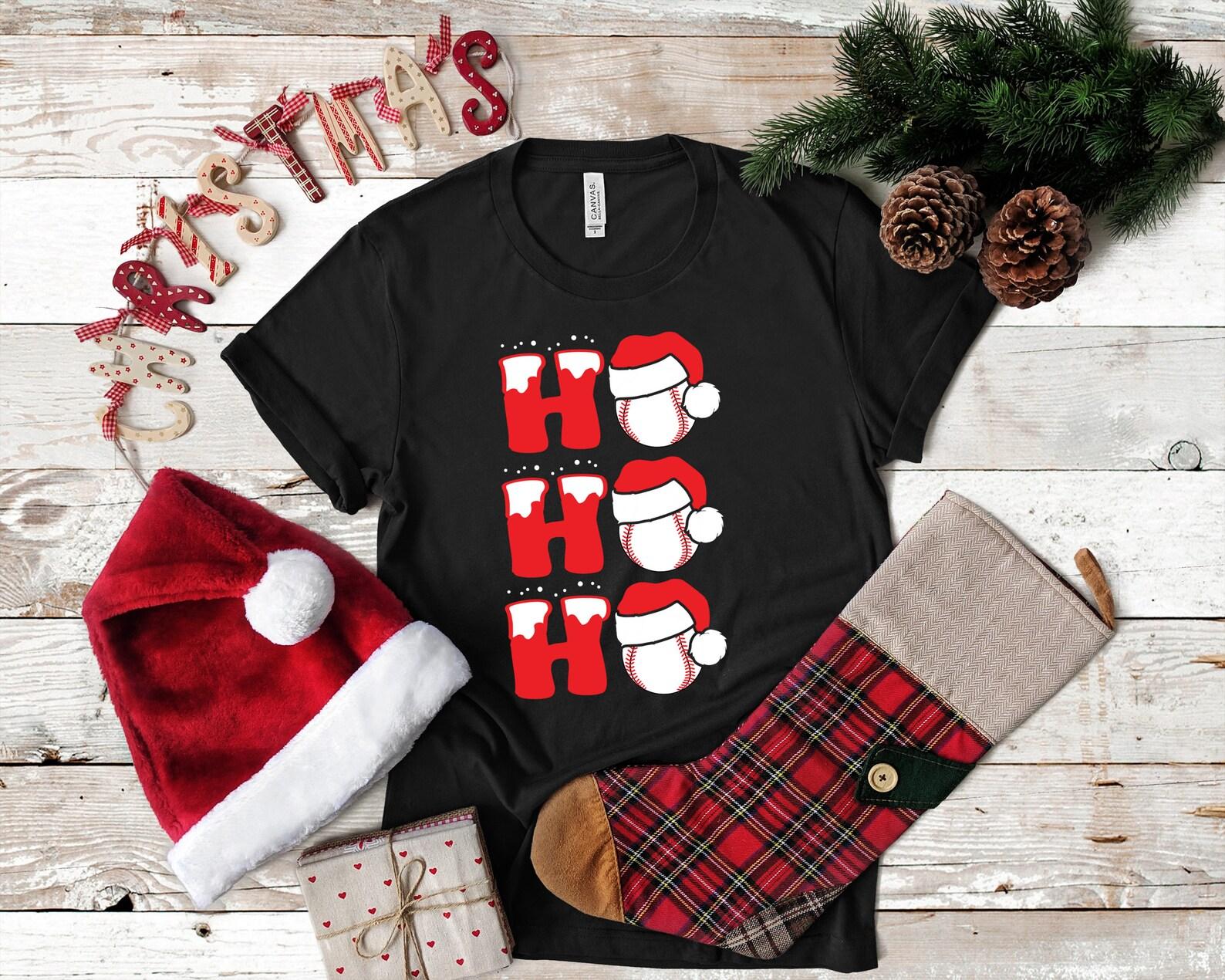 Cute Baseball Santa Christmas Funny Xmas T-Shirt, Tank Top, T-shirt, T-shirt,T-shirt, Child Kids T-shirt, Apparel Gift 2XL