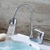 Kitchen Faucet 360° Rotatable Flexible Faucet 2 Mode Stream Spray Bubbler Splash Proof Hot Cold Water Sink Mixer Tap Home Use