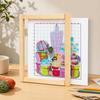 Quadro de Bordado DIY, Barras de Tensão de Madeira para Bordado, Barras de Tensão de Tela para Ponto Cruz, Bordado à Mão