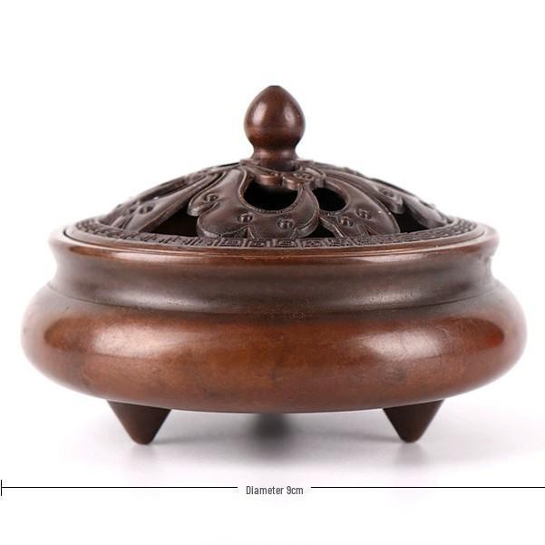 Copper Incense and Coil Burner for Tea Ceremony & Buddha Offerings
