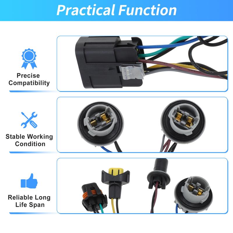 X Autohaux Headlight Wiring for GMC Sierra 1500 2500HD 3500HD 2007-2013 No.15841610
