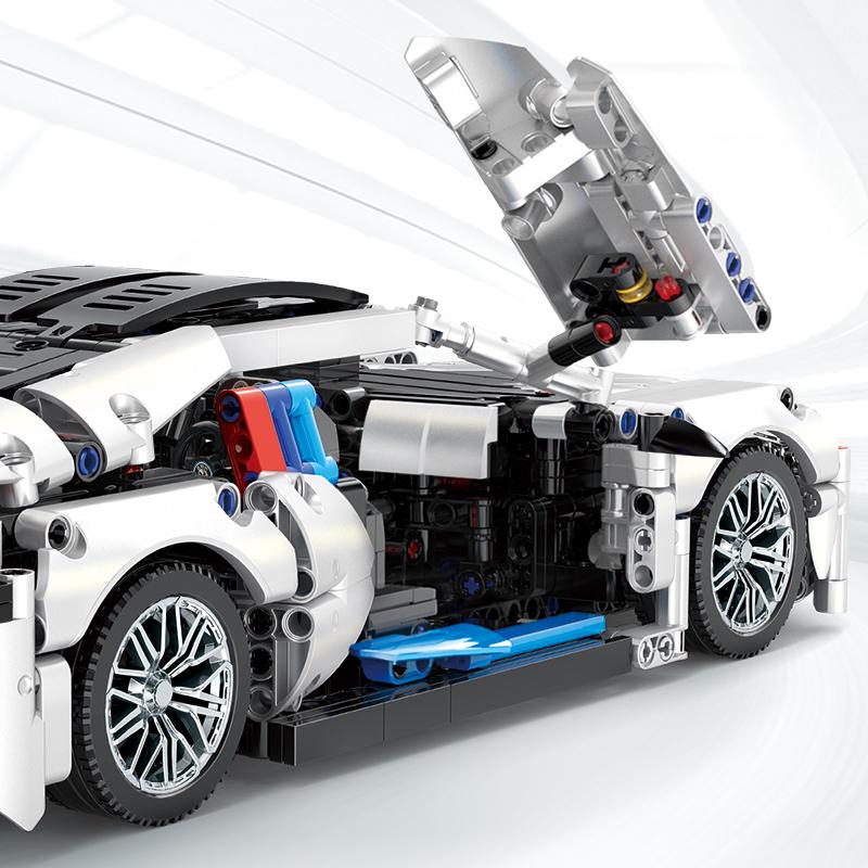 2025 New 1:14 Scale Technical Racing Car Building Set - 1208PCS Model Kit for Boys & Adults Collectible Birthday Gift