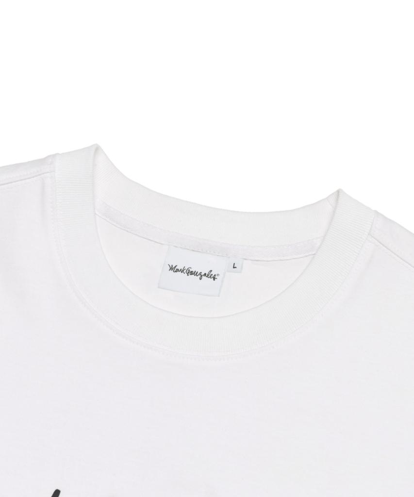 Mark Gonzales Signed Logo Short Sleeve T-Shirt - White