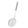 Stainless Steel Fine Mesh Skimmer Ladle Kitchen Oil Skimming Soup Straining Food Filtering Small Medium Large Sizes