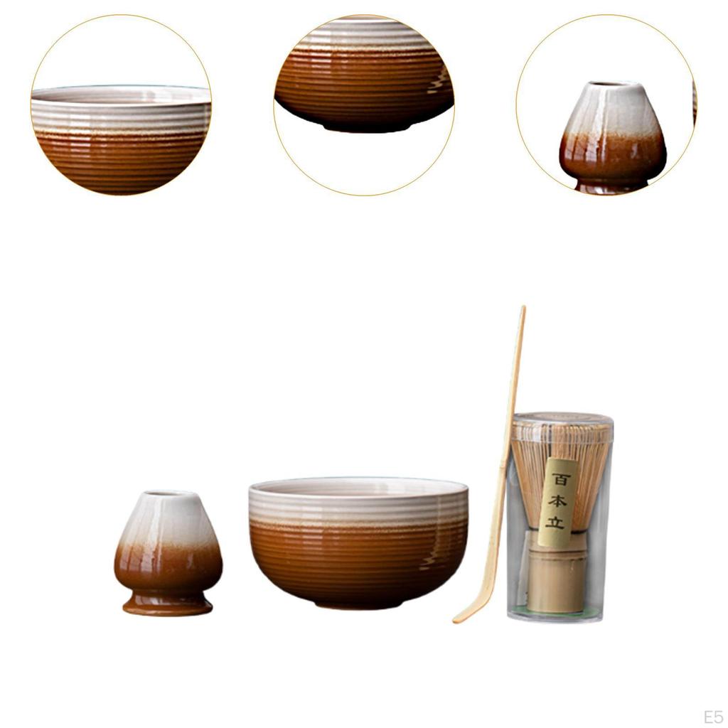 Matcha Whisk Set Ceremony Accessory Ceramic Kit Japanese Holiday