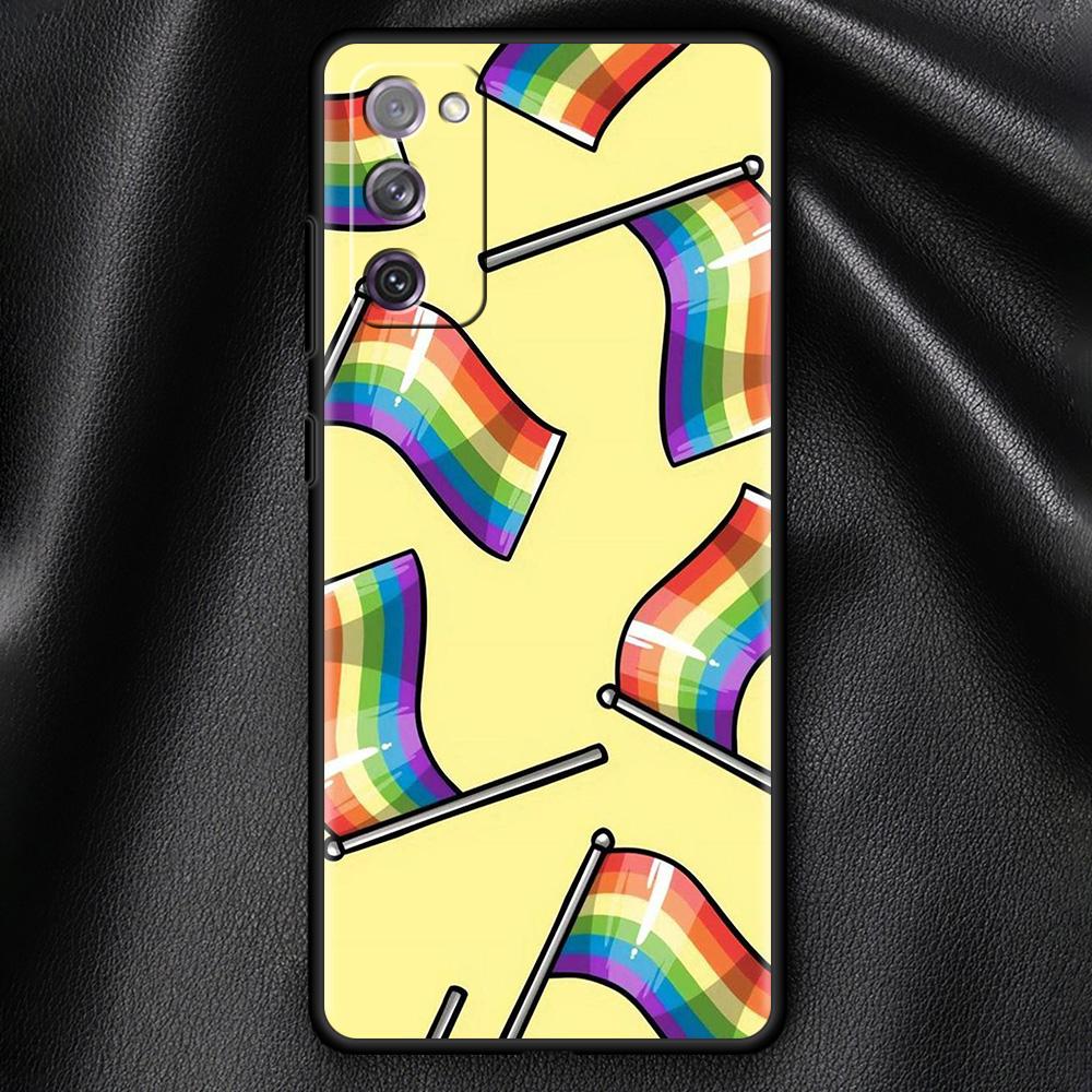 Lesbian LGBT Pride Soft Black Case For Samsung Galaxy S21 Ultra S20 FE S10 Plus S10e S9 S8 S7 M51 M31 Silicone Shell Phone Cover