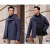 Stone Style Waterproof Shell Jacket with Down Layer and Custom Logo Print