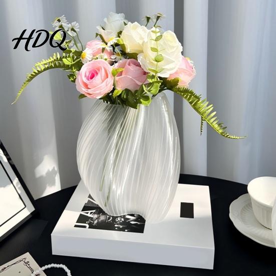 Modern Home Decor Accessories 3D Printed Irregular Vase Decorative Flower Minimalist Floral Arrangement Small Indoor Plant Containers Holder,