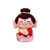Yuchi Gong Wealth God Keychain Guanyin Plush God of Longevity Pendant  Gifts