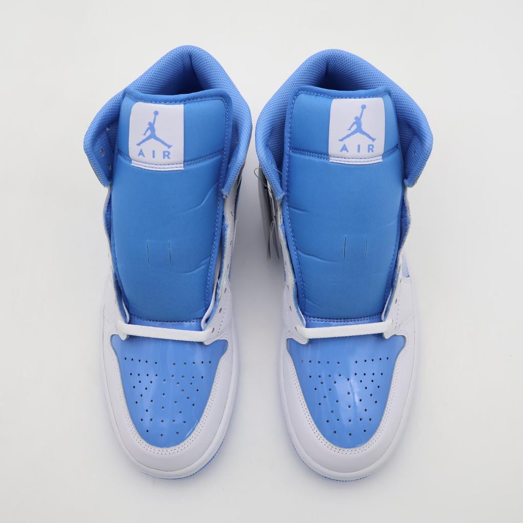 FZ2142-114 Nike Air Jordan 1 Mid Blanco Azul Leyenda (de los hombres)