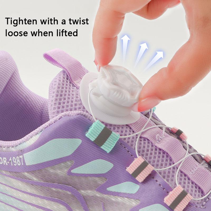 1Pair Swivel Buckle Laces Sneakers Boots Automatic Shoelaces Without ties Adults Kids No Tie Shoe laces Shoes Accessories
