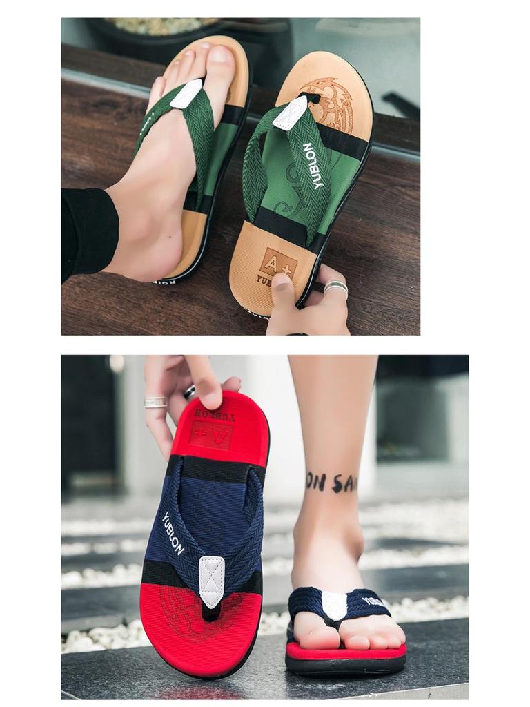 Men's Lightweight Summer Flip-Flops: Fashionable, Casual Beach Shoes In Trendy British Style