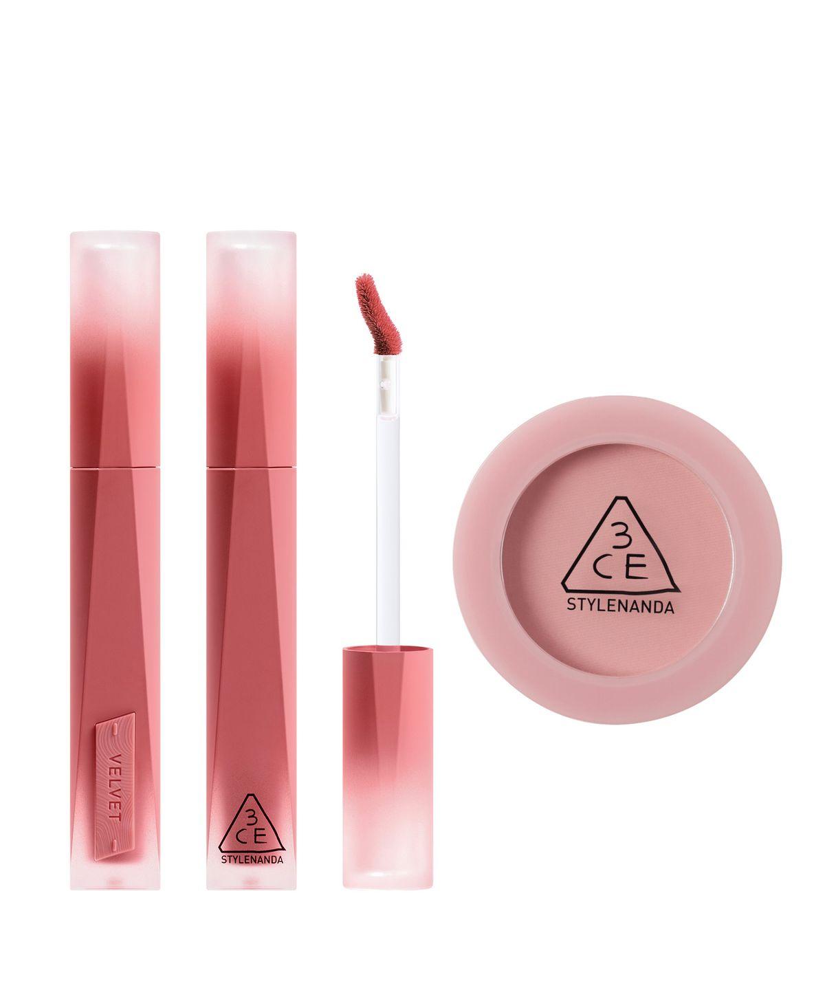 [2 Types] Velvet Lip Tint Flush + Face Blush