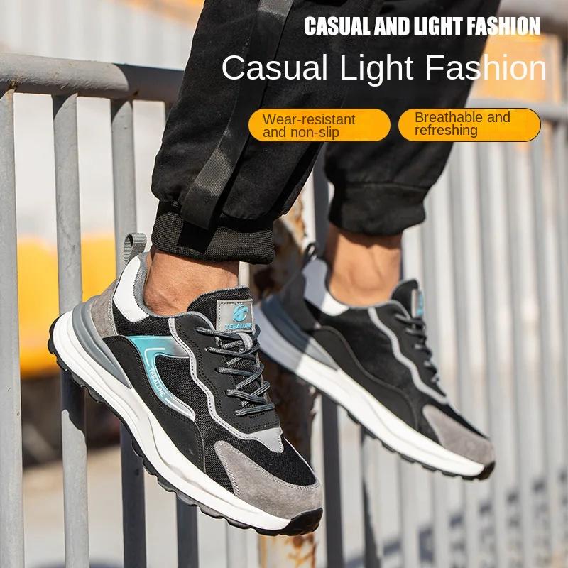 Antistatische Wrok-Sicherheitsschuhe für Herren mit zusammengesetzter Zehenpartie, unzerstörbar, verhindern Durchstechen, Turnschuhe, Stiefel, leichte Herrenschuhe