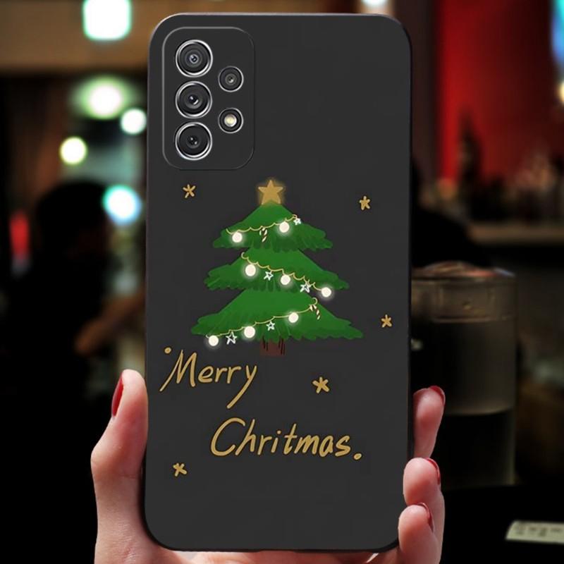 Christmas Tree Snowman Santa Phone Case For Samsung Note Galaxy 8 9 20 10 Pro Plus Ultra M20 M31 M40 M10 J7 J6 Prime Back Cover