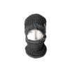 Autumn and winter wool hat, two-piece set for men and women, piled and thickened cycling, windproof, cold-proof and warm, knitted labeling scarf hat