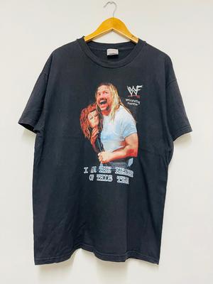 Vintage 90er Al Snow : Ich bin der Anführer dieses Teams 1999 WWF Amerikanischer Wrestler Sportler Berühmtheit T-Shirt / Wrestling / Streetwear / Schwarz / L