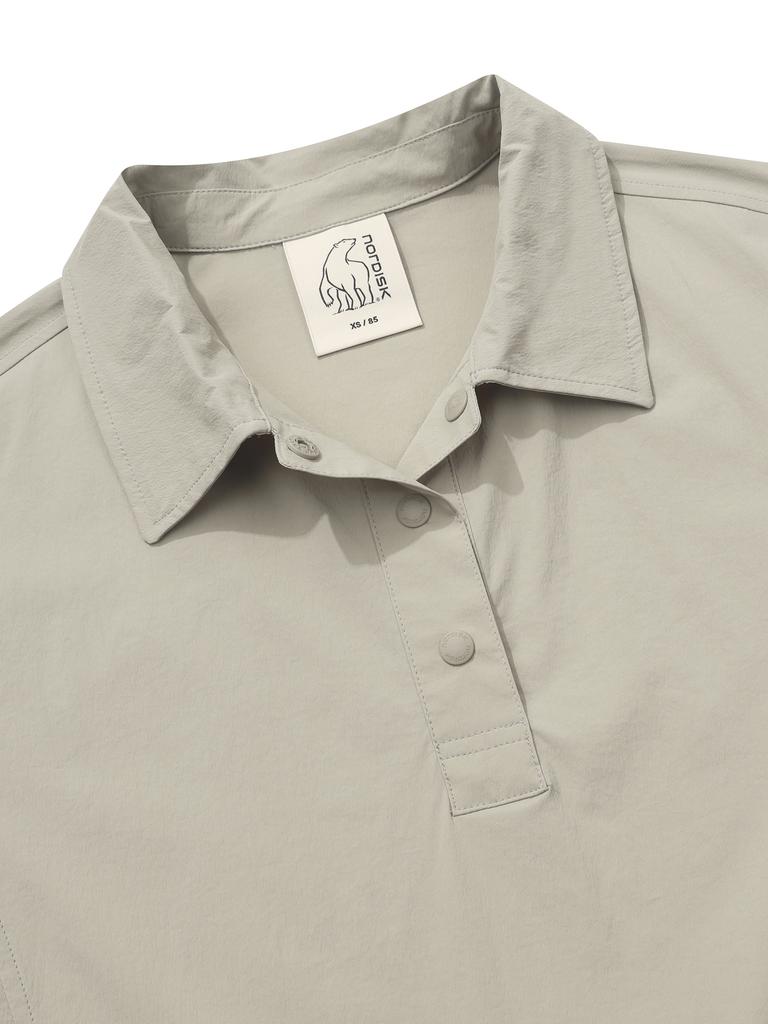NORDISK Mimir Collar Dress - W_Light Khaki