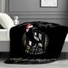 Football Club Print Blanket - Soft & Comfortable, for Bedroom, Travel, Sofa, Home Decoration - Birthday Christmas Gift for Friend